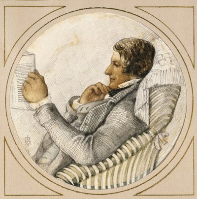 Portrait of Ford Madox Brown by John Everett Millais